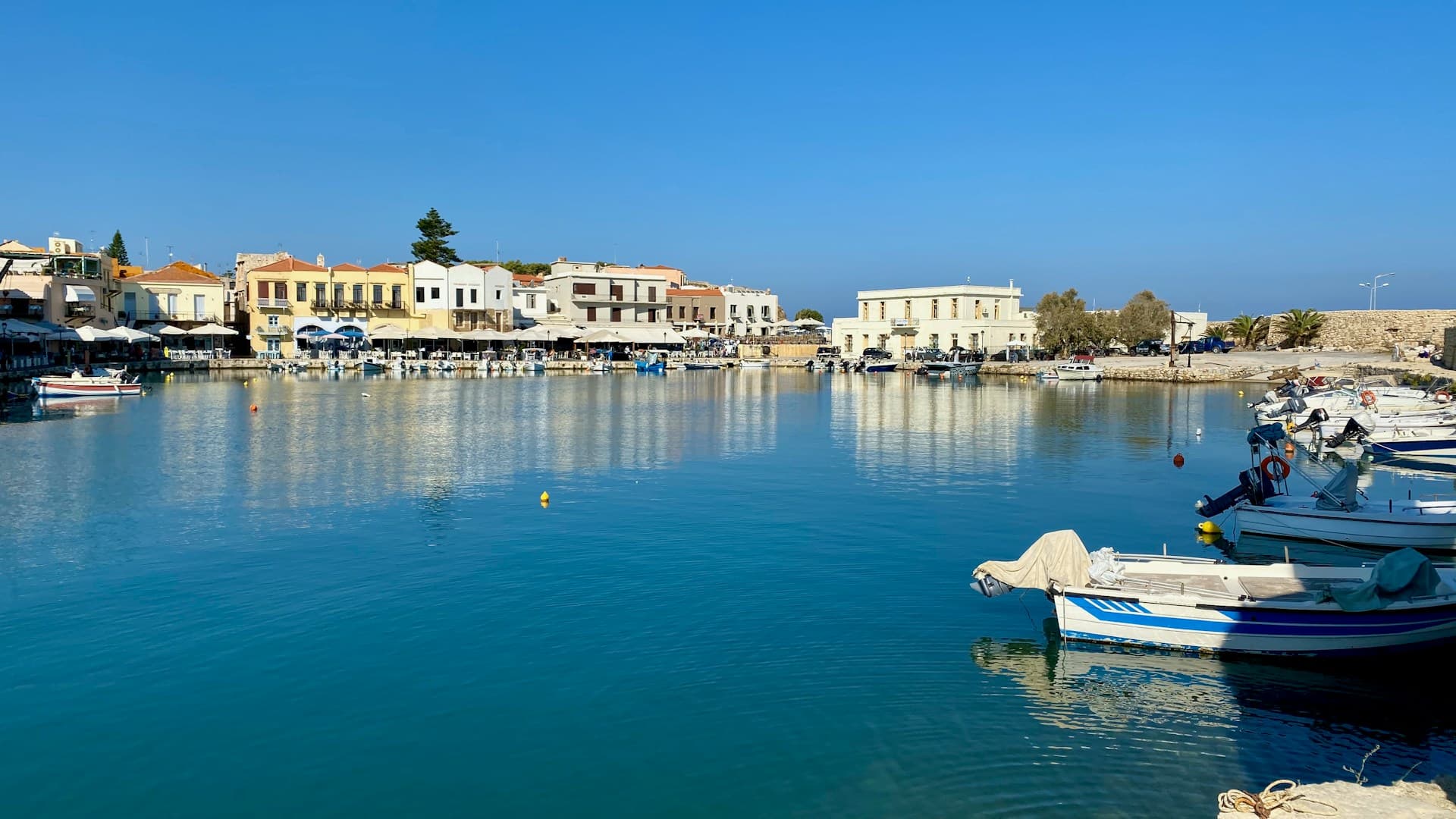 The Venetian harbour at dusk