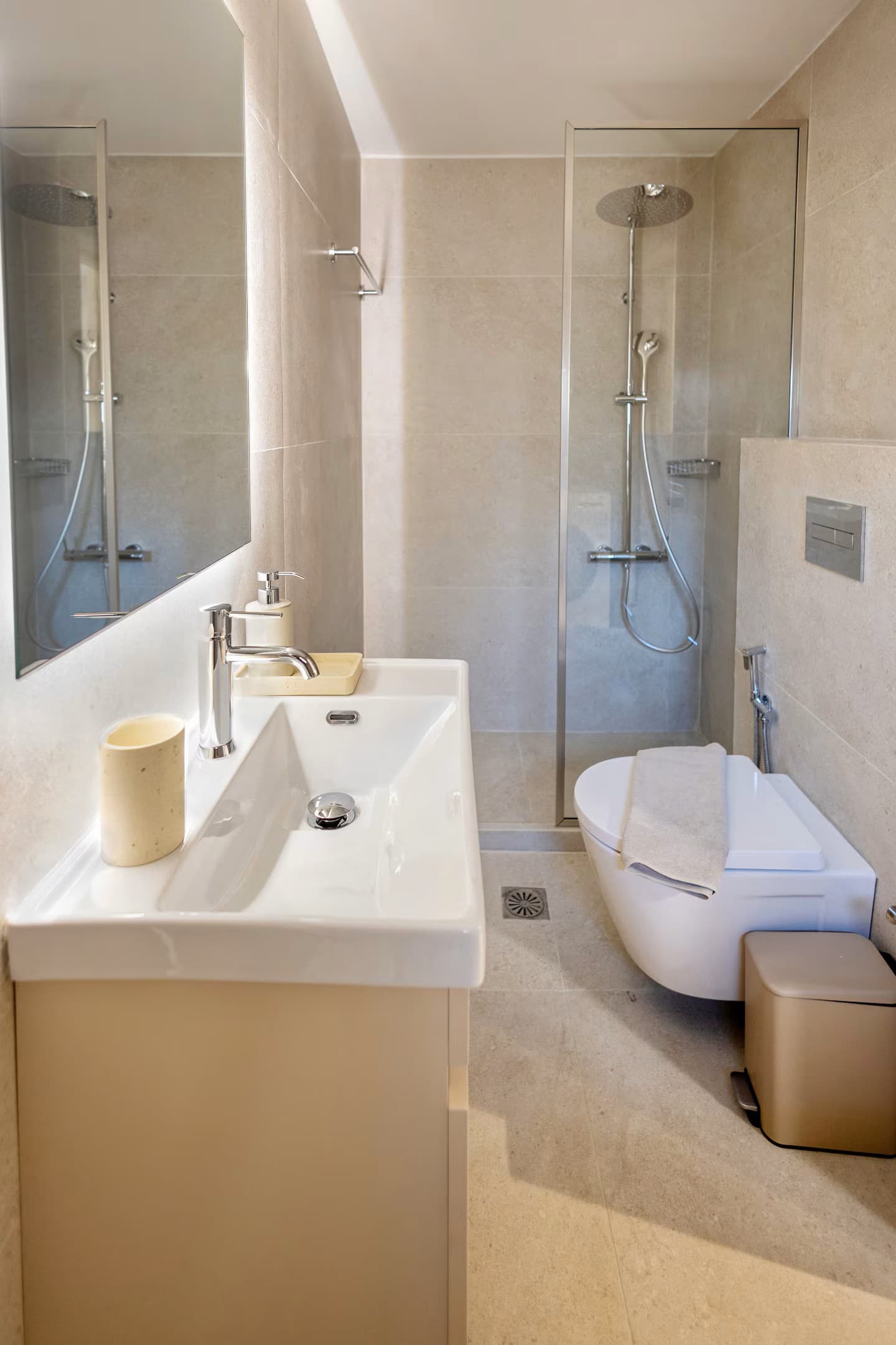 The bathroom