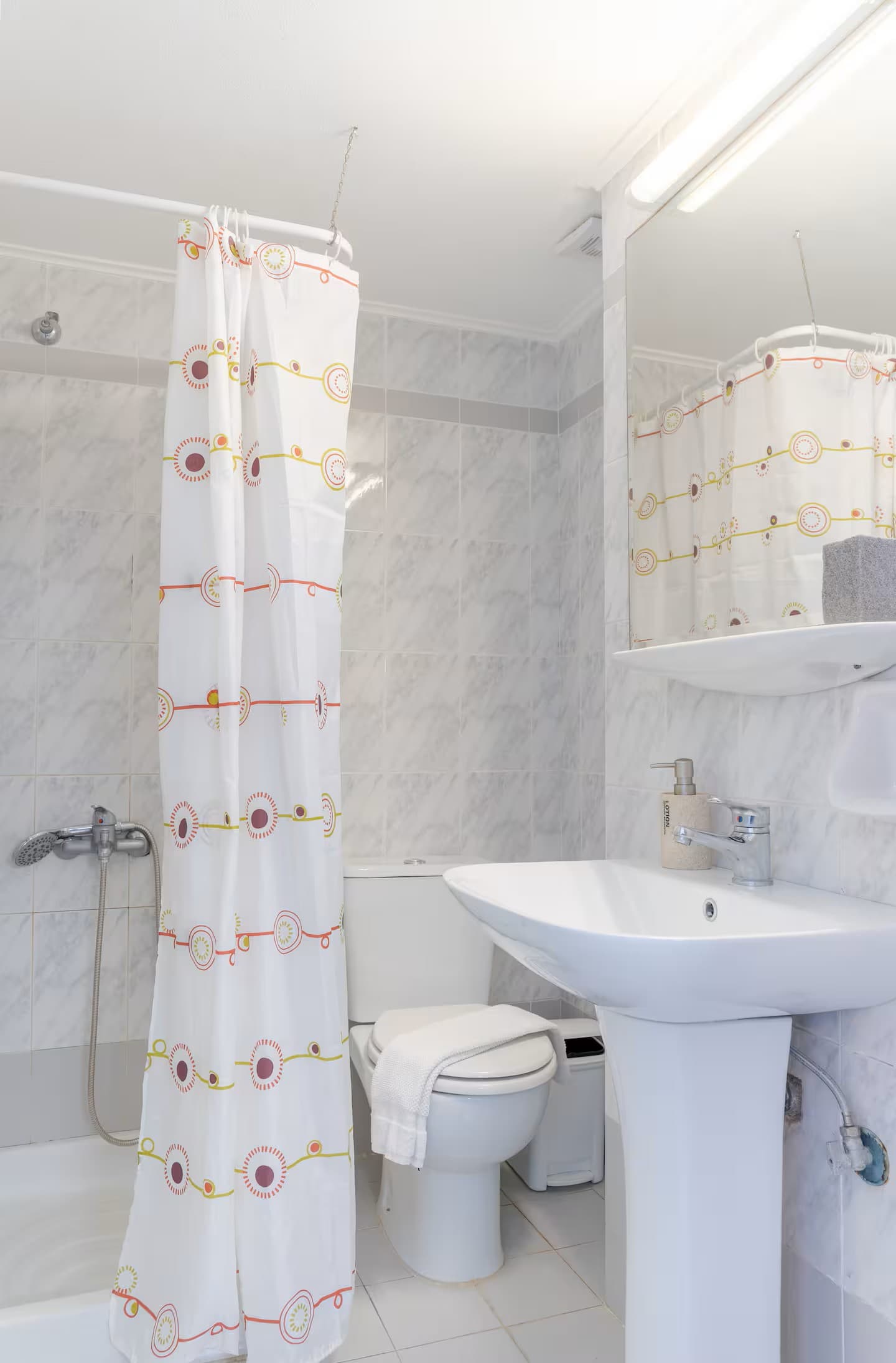 The bathroom