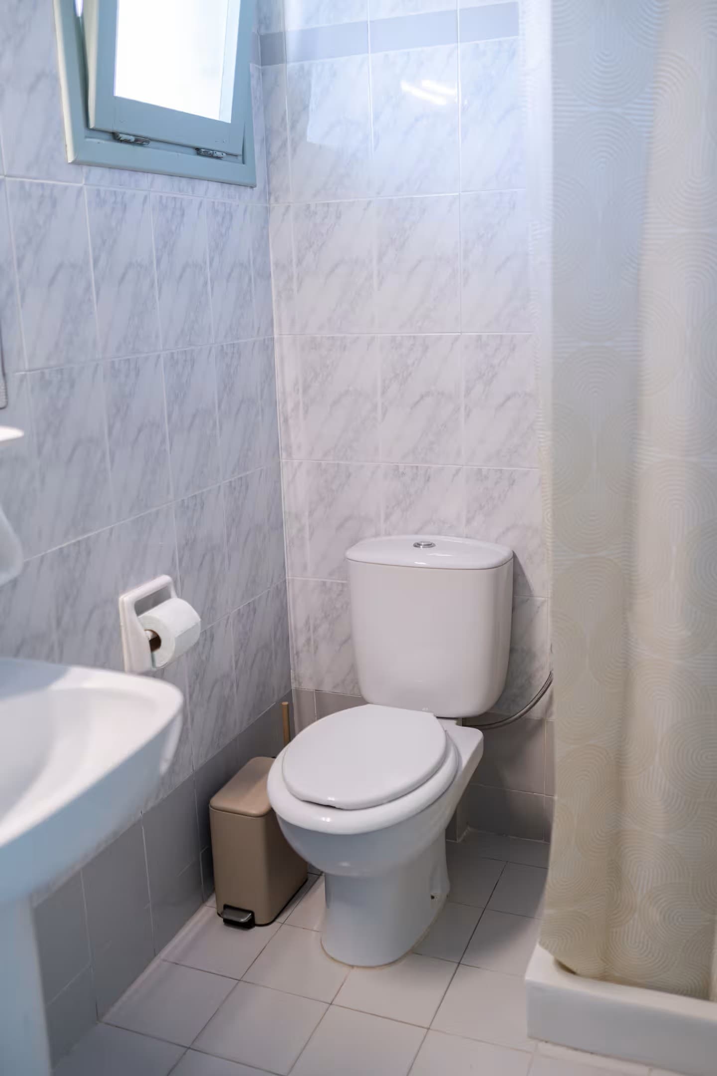 The bathroom